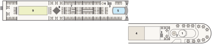 Ship Interior & Deck Plans on A-ROSA SILVA